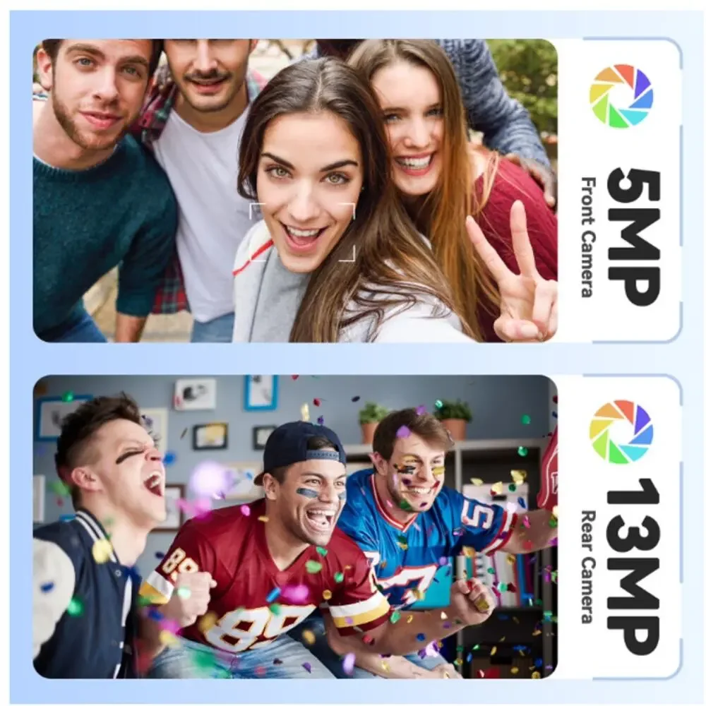 VEAT00L Tablet, 10.1 Inch IPS HD Android 13, 6GB RAM, 64GB Stora to 128GB,5GBlue